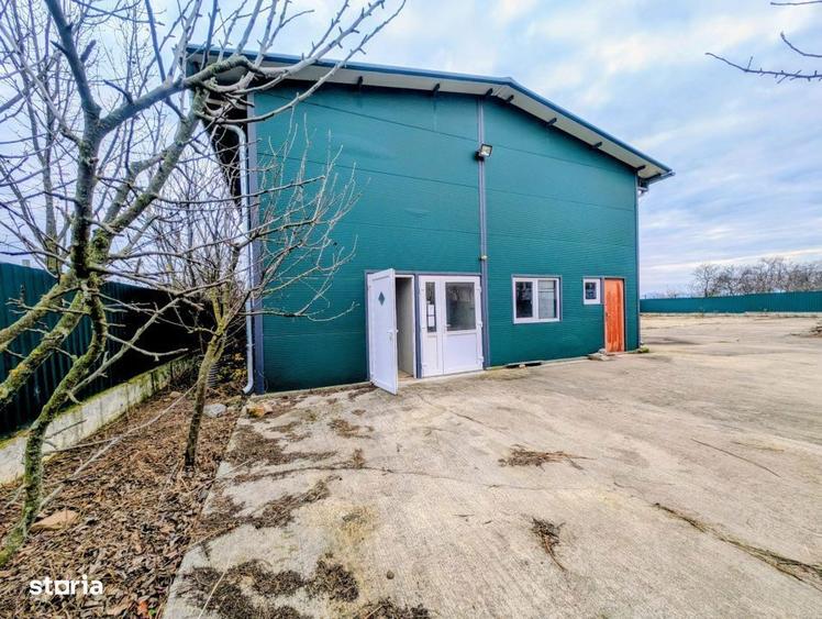 Hala de productie + casa de locuit, cu teren generos - in Hodis, comun - 11