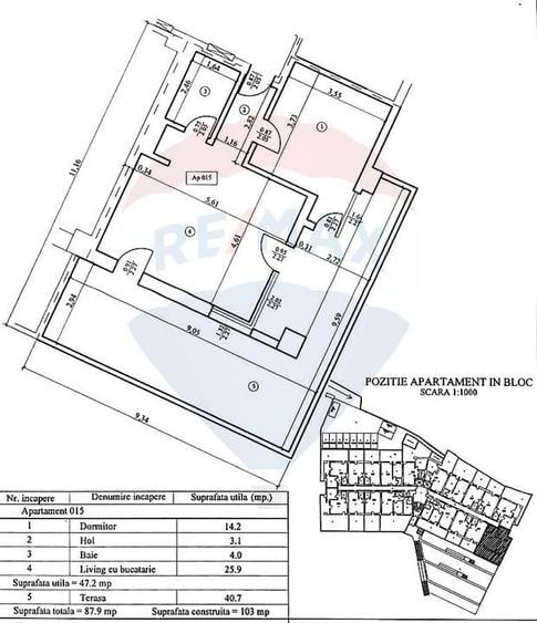 Apartament in Sinaia 2 camere cu terasa de 40,7 mp - Green Future - 21
