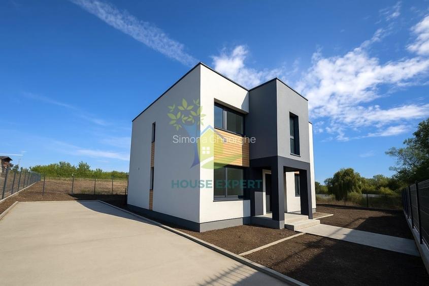 Vila deosebita Corbeanca, 5 camere, teren 526 mp, toate utilitatile, vedere lac!