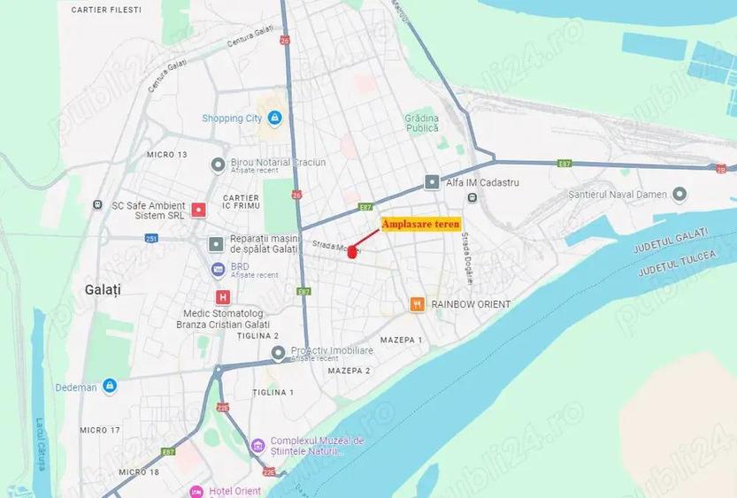 Teren intravilan in Galati, str. Movilei, suprafata 684 mp! - 5