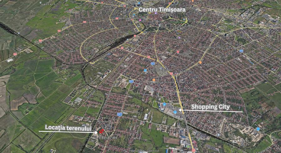 Teren intravilan de vânzare cu proiect și autorizație de construire Timișoara - 2