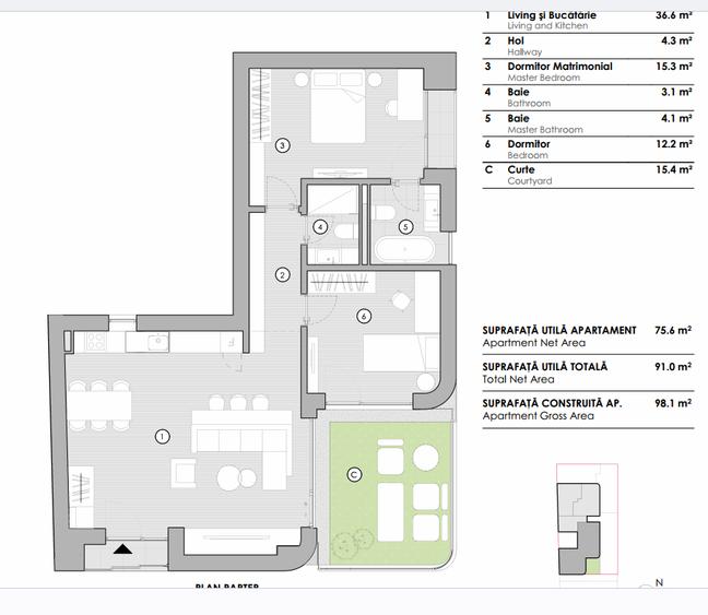 Apartament de lux in bloc boutique | Domenii | Finisaje premium - 8
