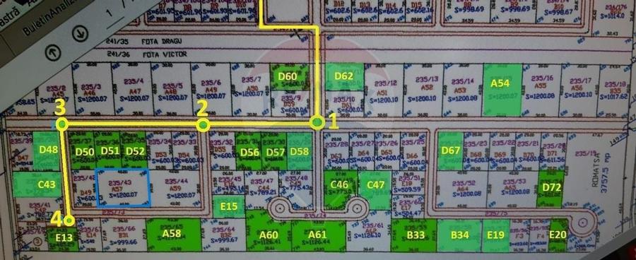 Teren 1,200mp Petresti / Strada Orhideei - 4
