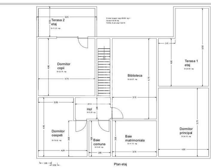Casa individuala, 6 camere, 2 bai, garaj, teren 913, pompa de caldura - 19