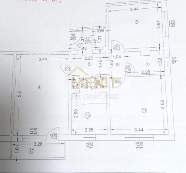 Apartament 3 camere 63 mp Republicii 8 Martie - 17