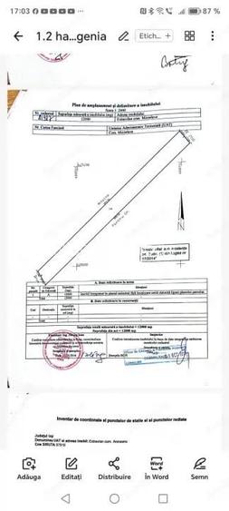 Teren extravilan 12000 mp Miroslava-Proselnici