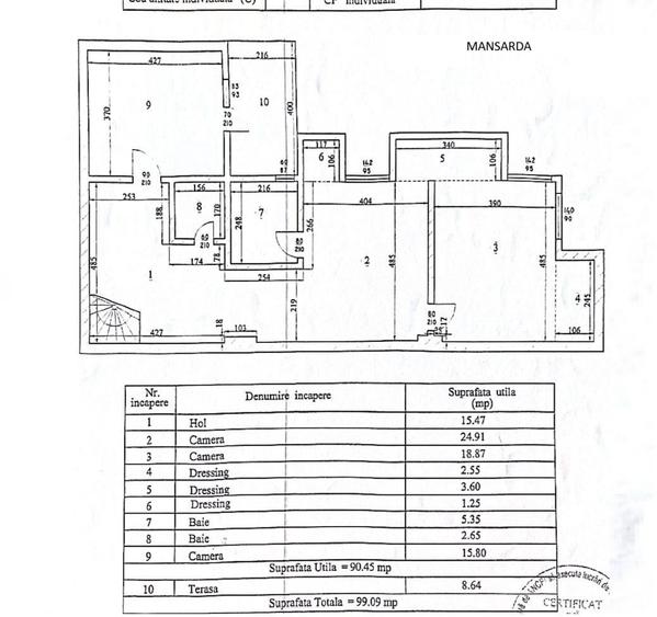 Casa 2005 -5camere 190mp utili, langa metrou Brancoveanu curte - 21