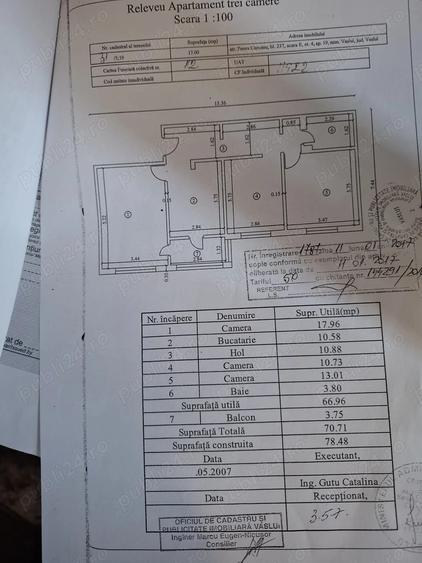 3 camere Traian, etj 4 4, 67mp utili - 1