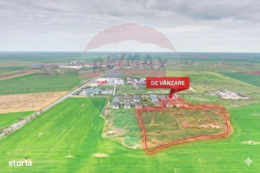 Teren intravilan 3.2 ha | Ortisoara | Zona industriala/agrozootehnica - 1