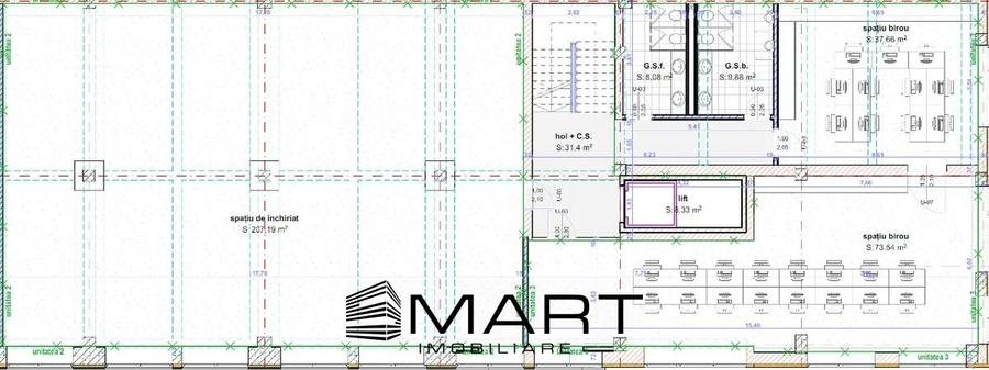 Spatiu birouri zona Calea Surii Mici - 3
