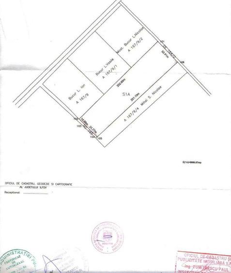 Teren comuna Dascalu - intrare sat Gagu - 1