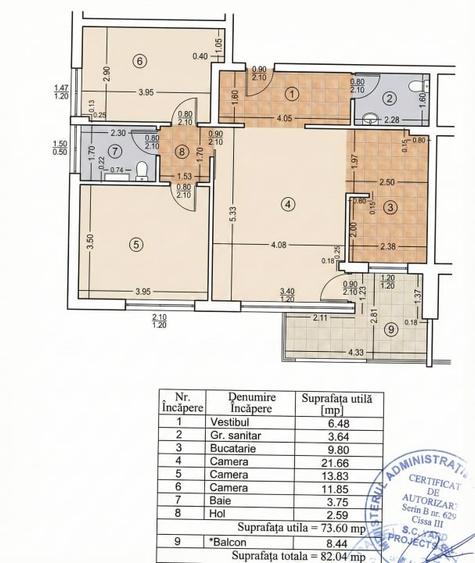 Apartament 3 camere 74mp | 0 comision | Otopeni | Mobilat utilat - 26