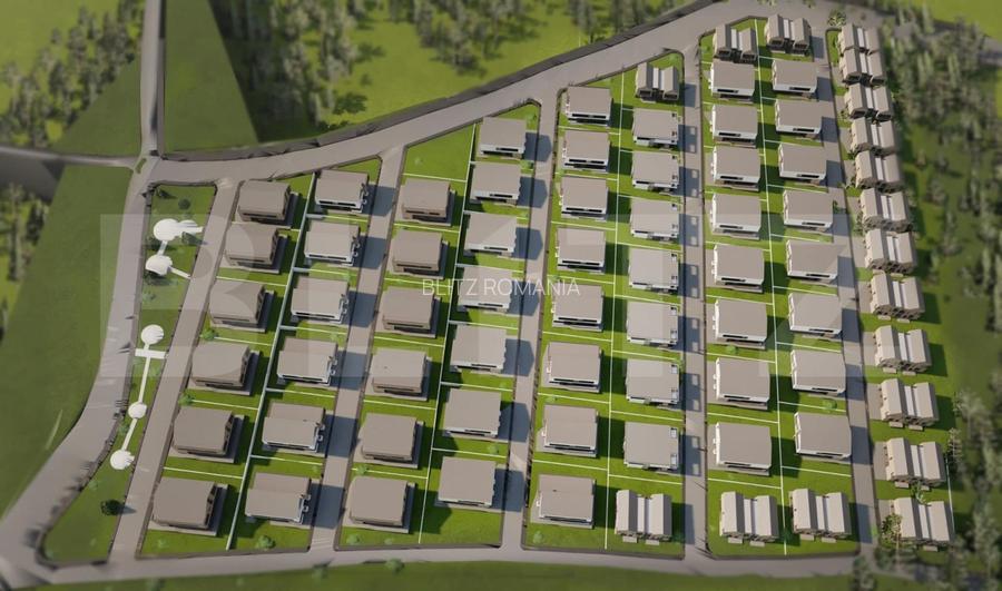 Terenuri cu Autorizatie de Constructie  Duplex - 500- 650  mp / parcela