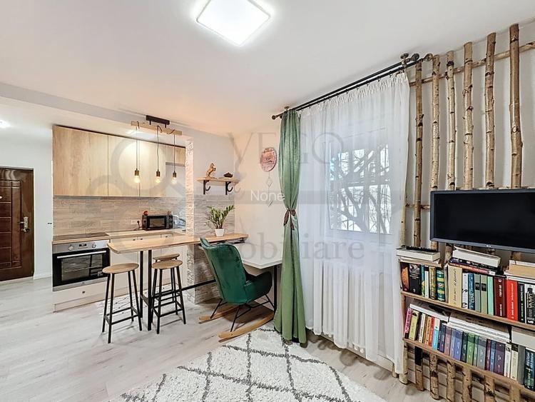 Garsoniera moderna, etajul 1, 20 mp, in Gruia, zona Stadion CFR