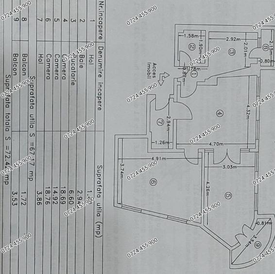 Vand apartament 3 camere ultracentral in Constanta ! - 10