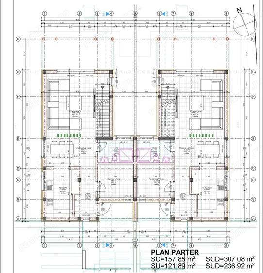 Duplex nou cu 4 camere, la stadiul de proiect-219.900 Mo?ni?a Noua - 4