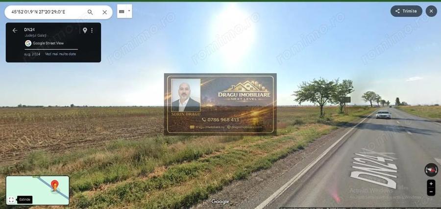 Teren 3940 MP/DN Tecuci-Tisita/ Front stradal 90m - 2