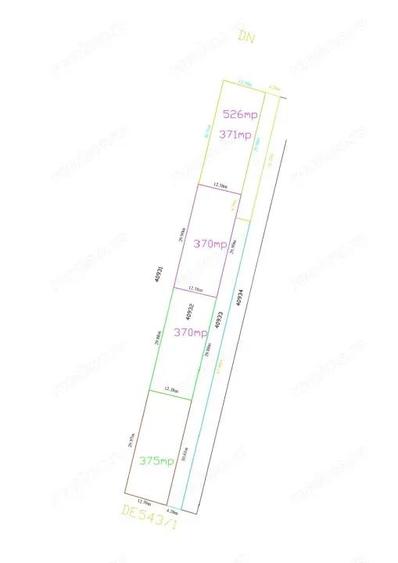 Teren intravilan 2000 mp, front 16,7 ml, vizibilitate la DN, Carcea - 4