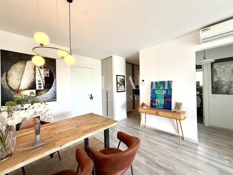 Apartament cu 2 camere semidecomandat, mobilat în Floreasca