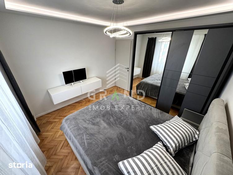 Apartament cu 3 camere decomandat, mobilat în Mărăști