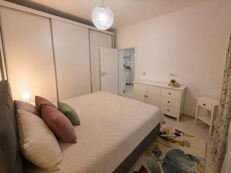 Apartament cu 2 camere semidecomandat, mobilat în Giroc