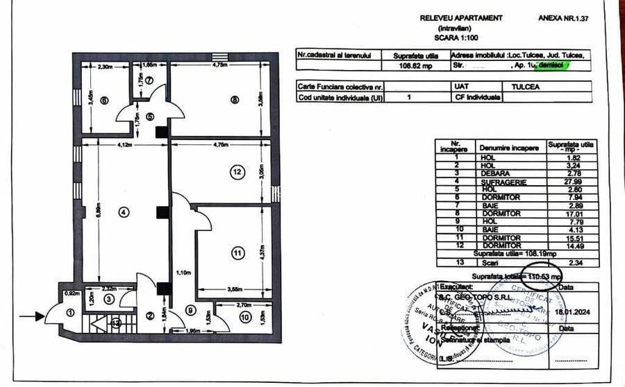 Spatiu comercial cartier E3- demisol si parter Spatiu comercial cartier E3- demisol si parter