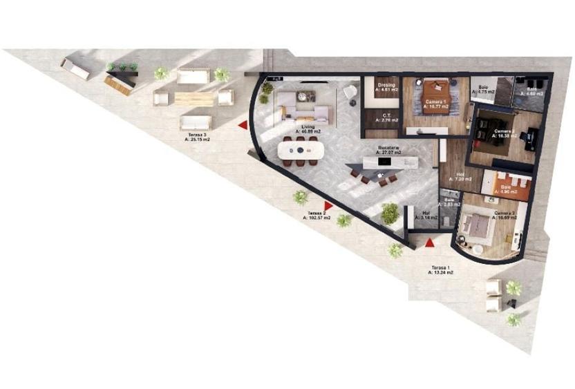 VILA EXCLUSIVISTA CU ARHITECTURA AVANGARDISTA - langa Baile Felix - 12