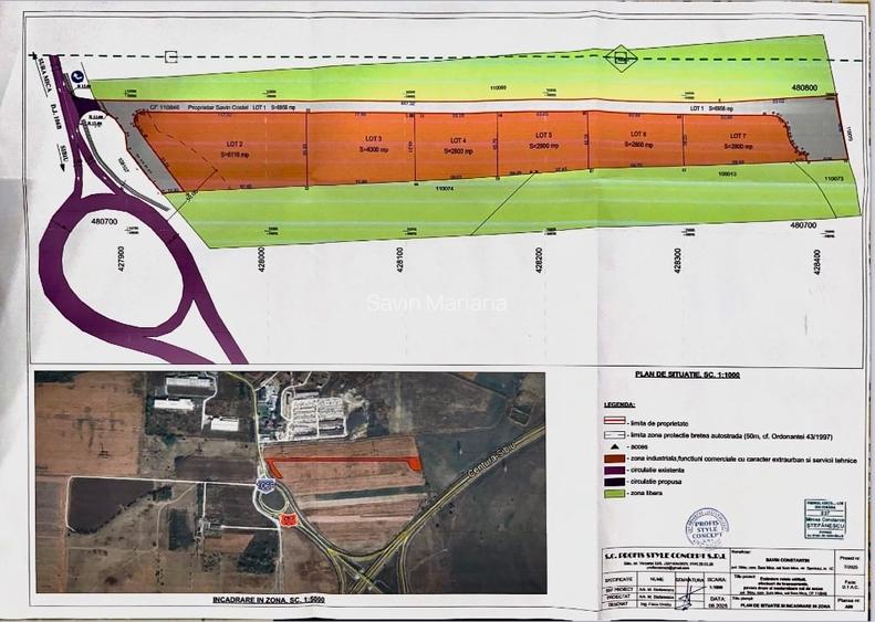 Parcele  teren constructii industriale de vanzare