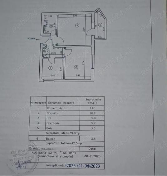 Apartament 2 camere cu centrala zona Nord in D uri - 1