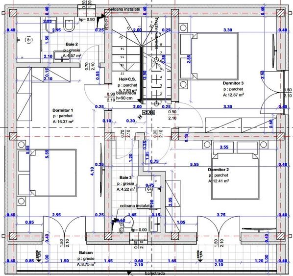 Casa 4 camere si 3 bai de vanzare 117mp teren 254mp Turnisor Sibiu - 11