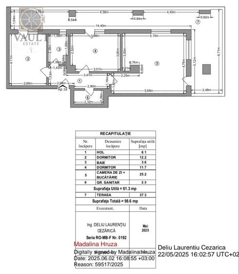 Apartament 3 camere - Bloc Nou - Theodor Pallady - 25