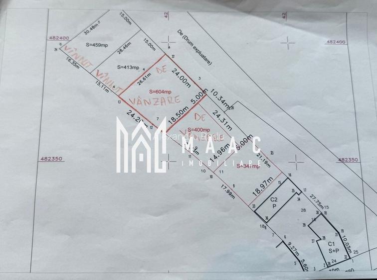 Teren constructii | 2 parcele | Utilitati | PUZ | Sura Mica