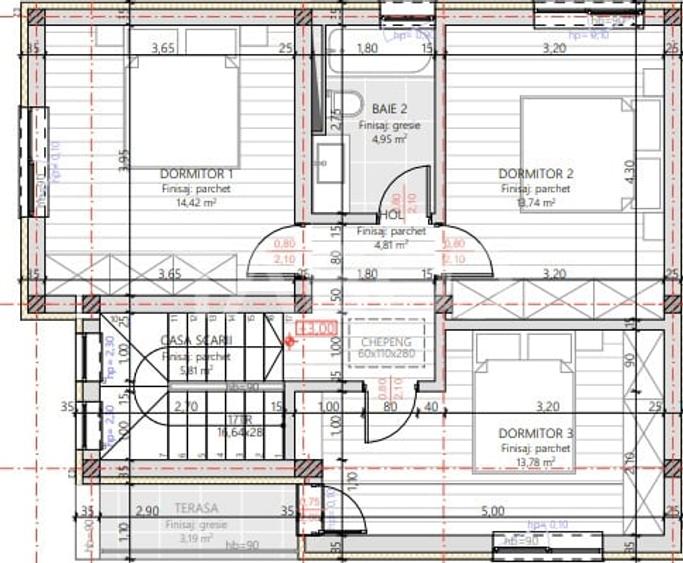 De vanzare unitate de duplex semifinisat zona Muzeul Apei Floresti - 14