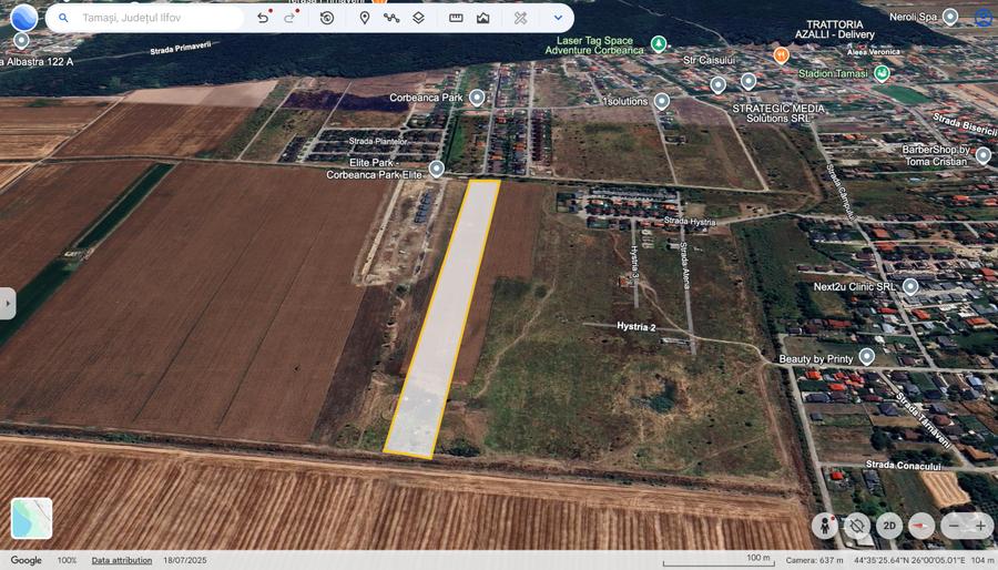 Teren pentru dezvoltare cartier vile – Corbeanca - 1