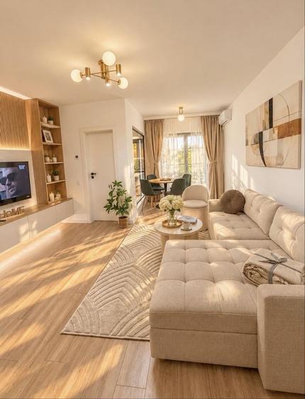 Apartament cu 2 camere semidecomandat în Lujerului