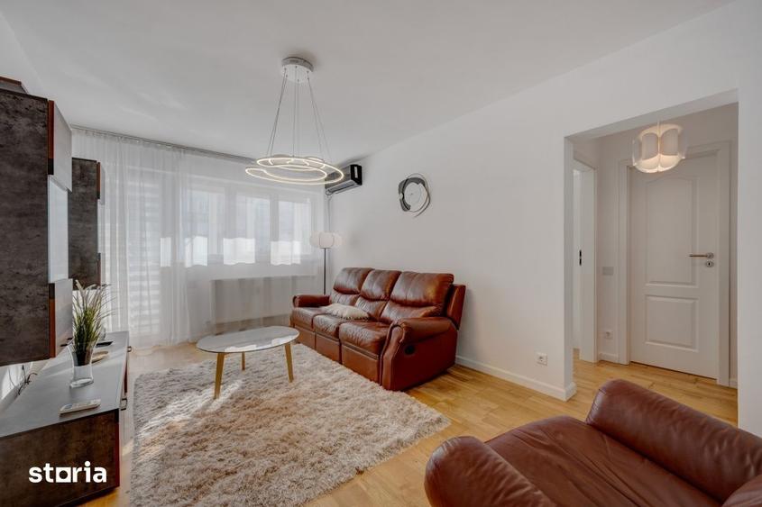 Apartament cu 2 camere, mobilat în Obor