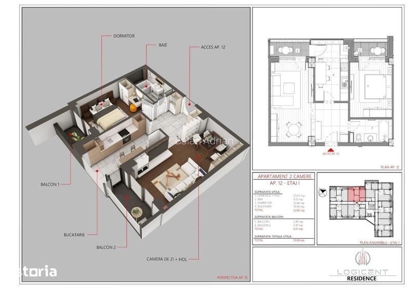 Vindem Apartamente FINALIZATE cu 2 camere sau 3 camere in bloc nou