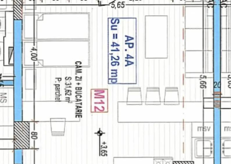 Studio modern, 41.18 mp, zona Torontalului - 1