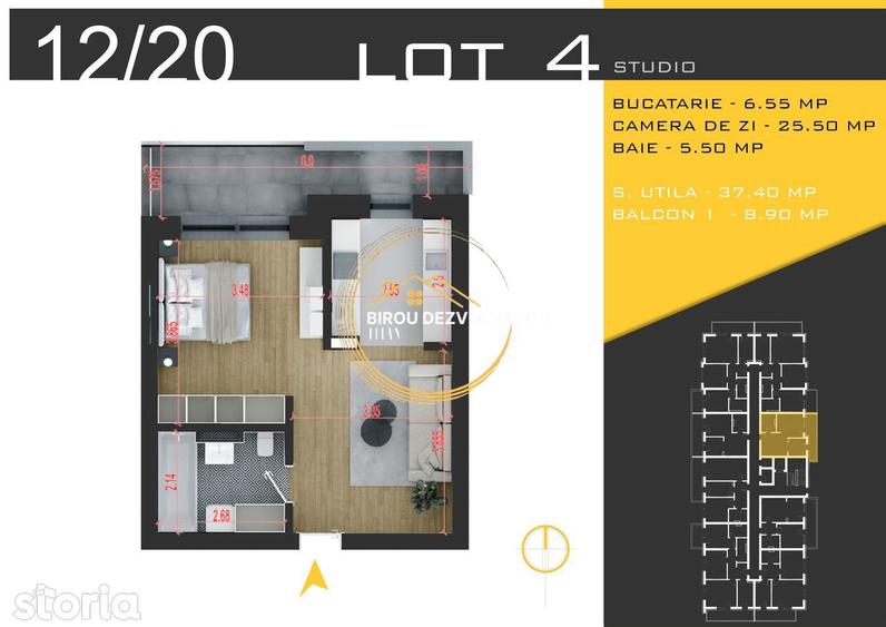 Proiect nou Direct Dezvoltator Pret promo Metrou Teclu ikea titan - 4