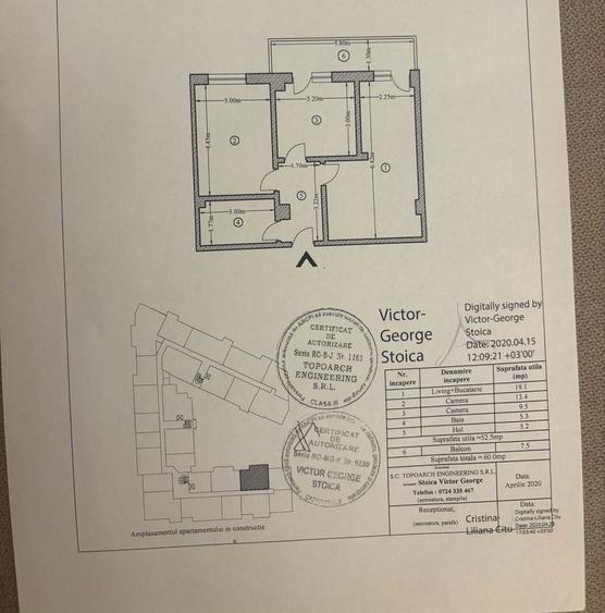 Vand apartament 3 camere Bragadiru - 7