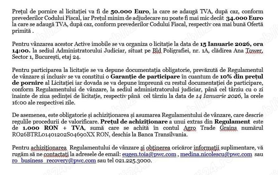 Anunt de vanzare active imobile loc DOROBANTU, CONSTANTA - 1