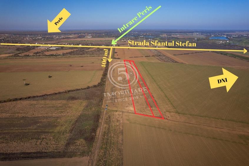 Teren extravilan de vanzare in Peris – 14.240 mp - 3