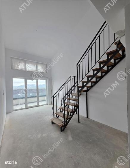Penthouse de 2 camere de vanzare la stadiul de gri in Turnisor - 2