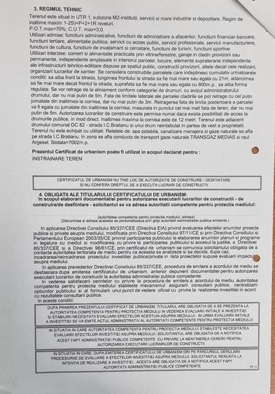 Teren intravilan premium de vanzare 7.002 mp | Deschidere 70 m la bulevard | Mioveni - 7