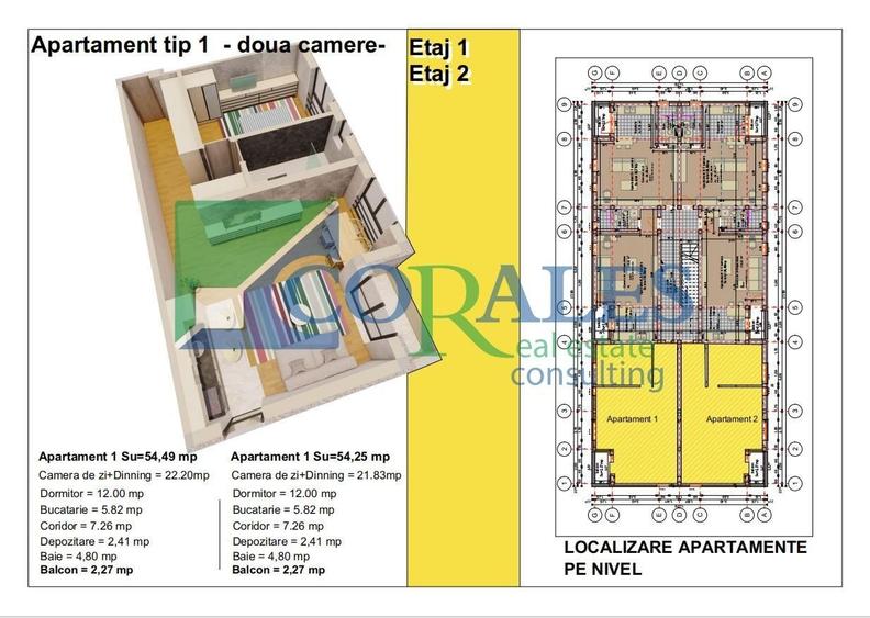 Complex rezidential nou - 2 camere - SANANDREI ! - 4