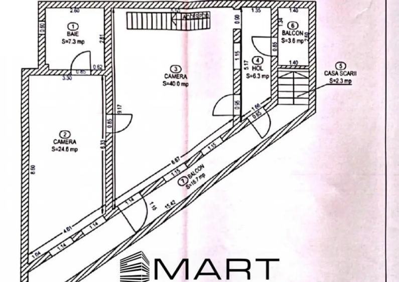 Apartament la casa 130mp curte 35mp zona centrala - 2