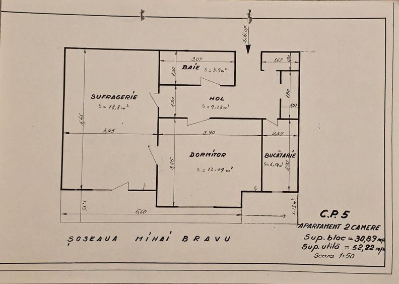 Apartament 2 Camere Dristor 3 minute metrou - 17