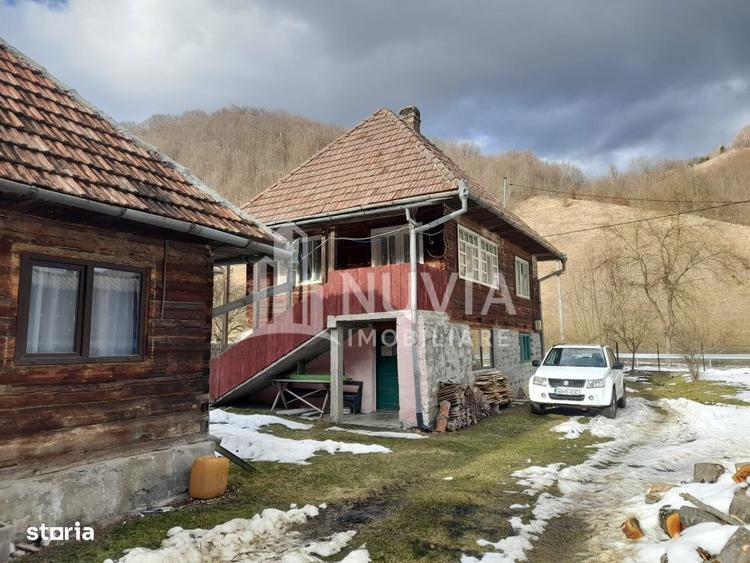 Corp de 2 case individuale, zona Intregalde, 130mp utili si 1035 mp te - 1