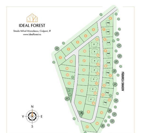 Ideal Forest - VINDEM LOT 1 - 511 m2 DESCHIDERE LA PADUREA SNAGOV - 3
