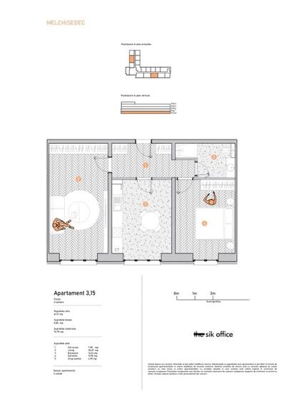 Apartamente 2 Camere Direct de la Dezvoltator / Melchisedec Residence - 4